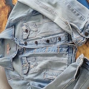 Distressed Denim Jacket